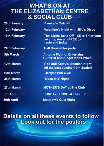 what's on at whaplode drove social club